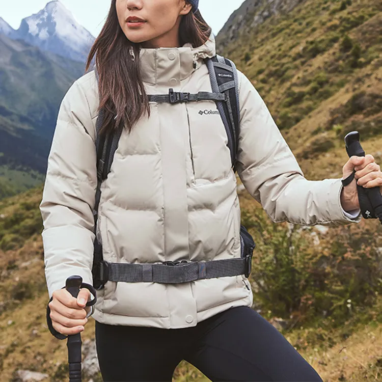 Columbia Down Jacket Women's Ecru-1