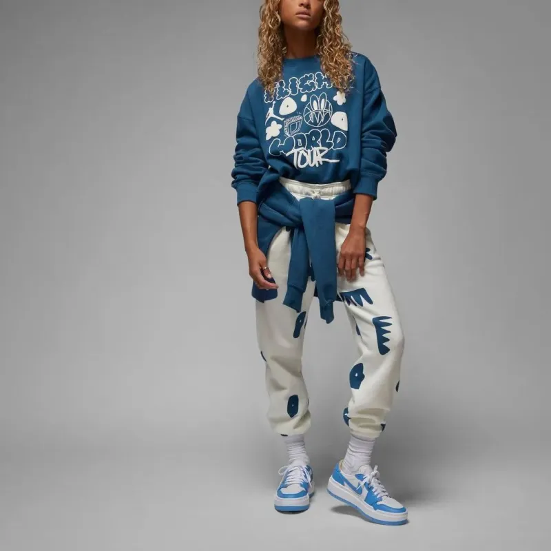 Jordan Artist Series By Mia Lee Sweatshirt Women's Blue-2