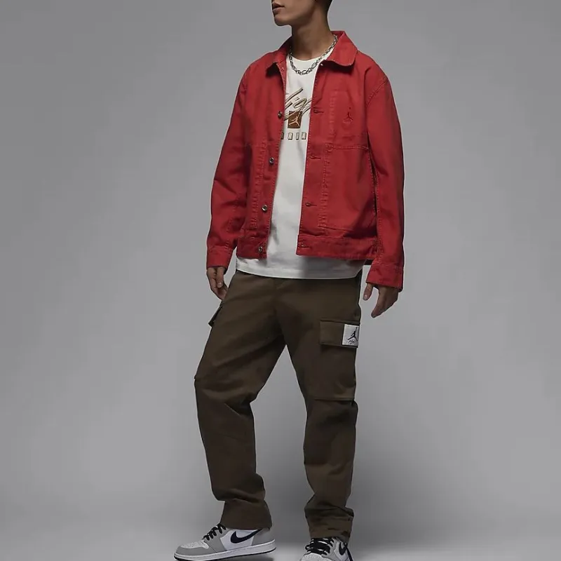 Jordan Essentials Jackets Coats Men's Lobster Red-2