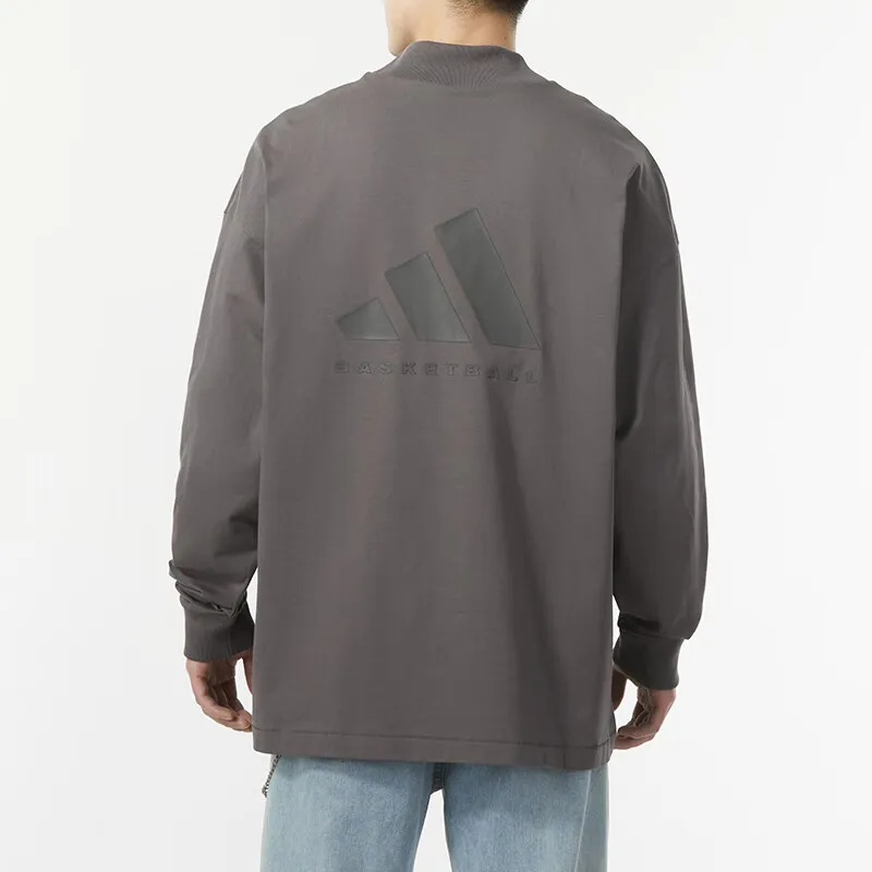 Adidas Basketball Long Sleeve T Shirt-3