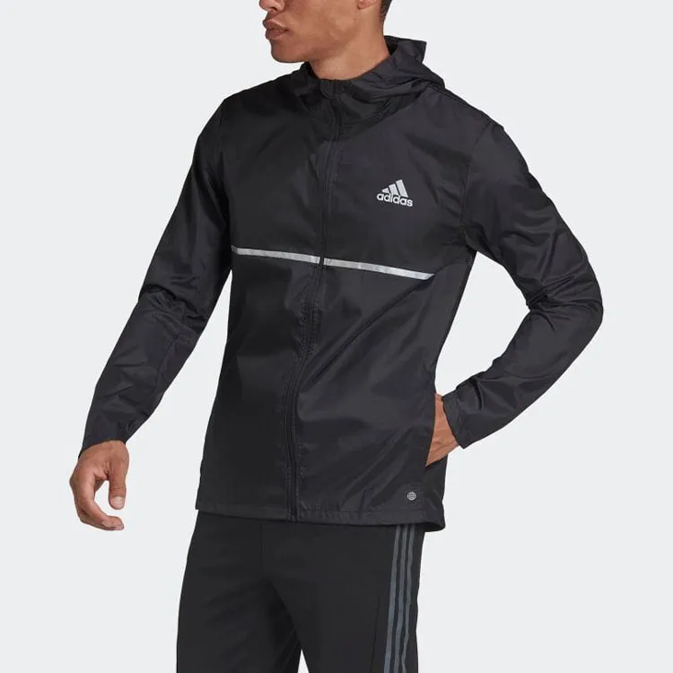 Adidas Free Shipping With AdiClub Own The Run Jacket-1