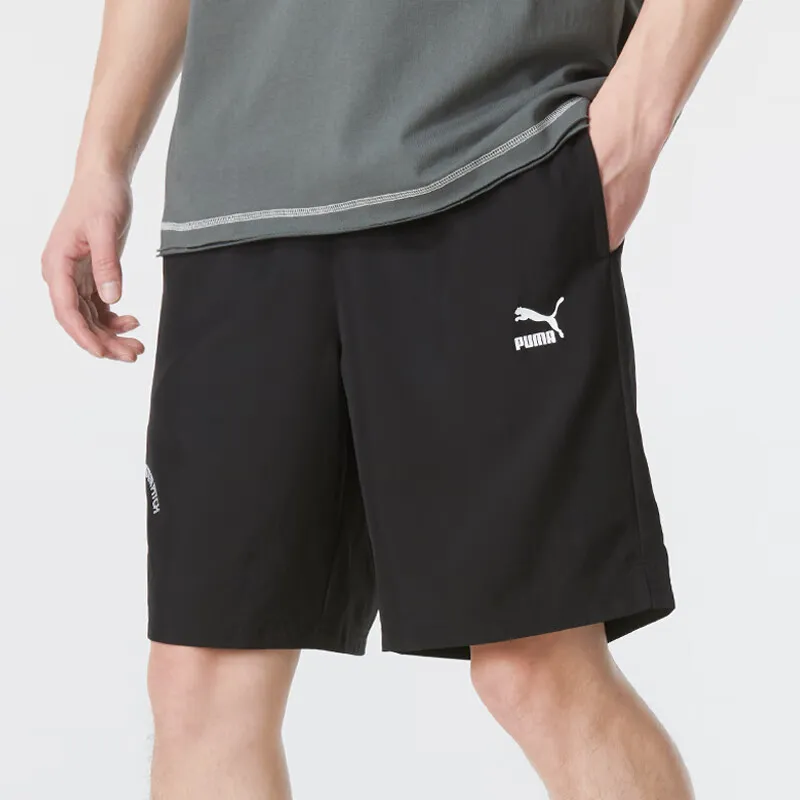 PUMA Channel Casual Shorts Men Black-2
