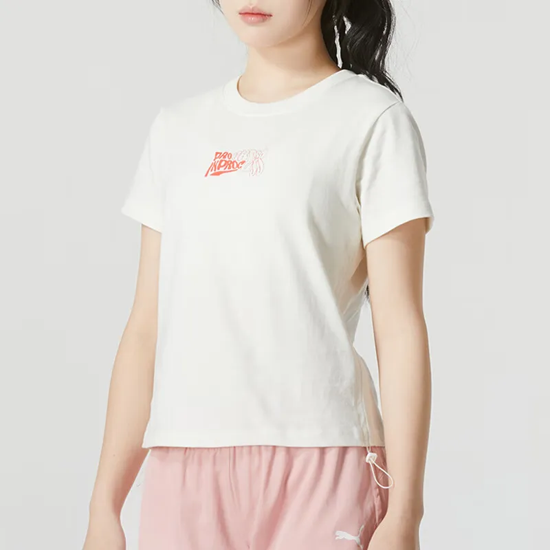 PUMA DANCEMANIA SS24 T Shirt Women's White-1