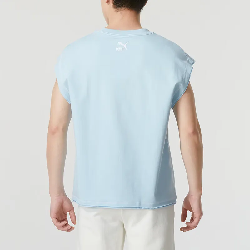 PUMA SS24 Tank Tops Unisex Light Blue-3