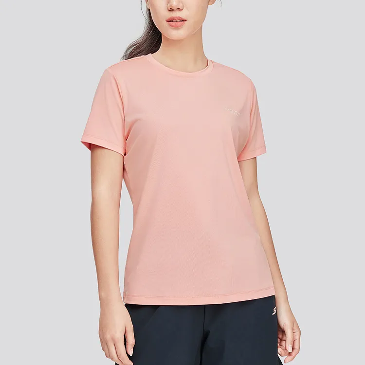 Skechers Regular T Shirt Women's Candlelight Peach Pink-1