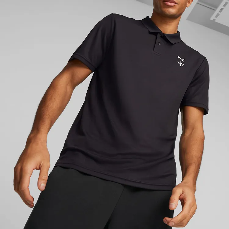 PUMA x ALEX TOUSSAINT Polo Shirt Men's Black-2
