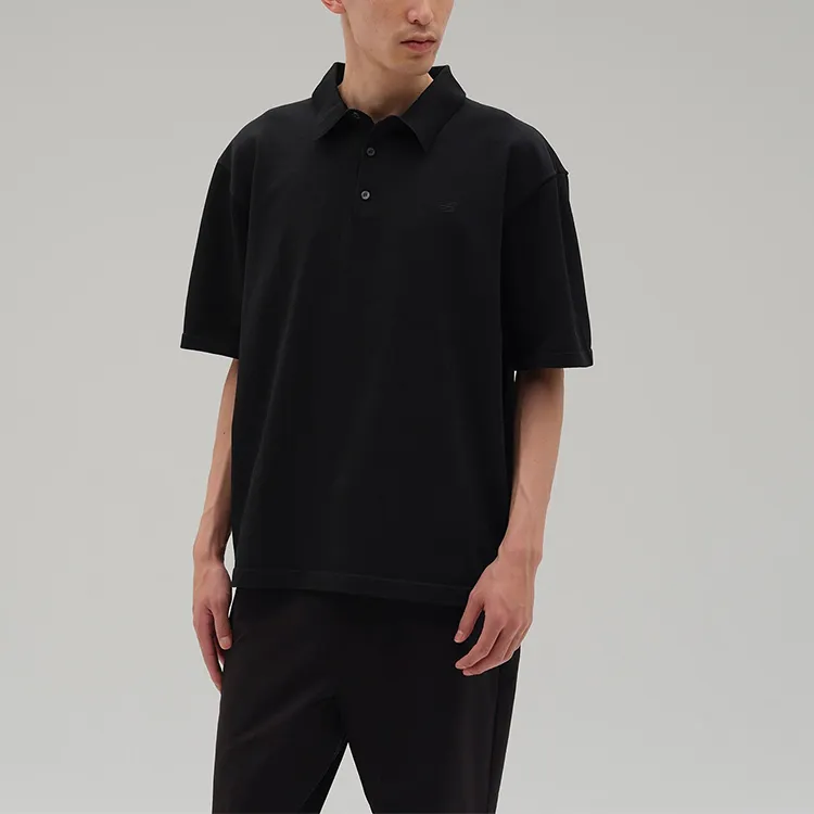New Balance New Balance MET24 Polo Shirt Men's Black-4