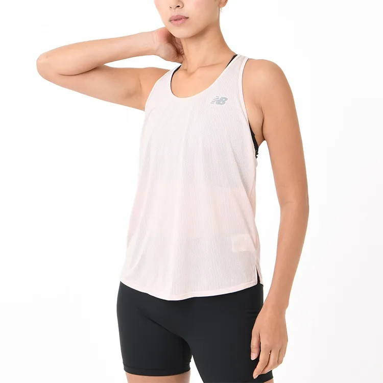 New Balance Athletics Amplified Sport Vests Women's Quartz Pink-2