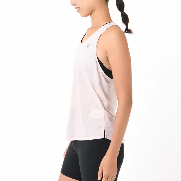 New Balance Athletics Amplified Sport Vests Women's Quartz Pink-4
