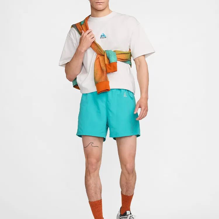 Nike ACG Casual Shorts Men's Cactus Green-5
