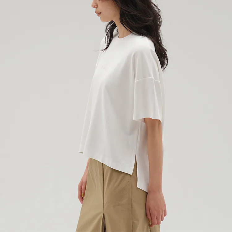 New Balance URAVI T Shirt Women's Sea Salt White-4