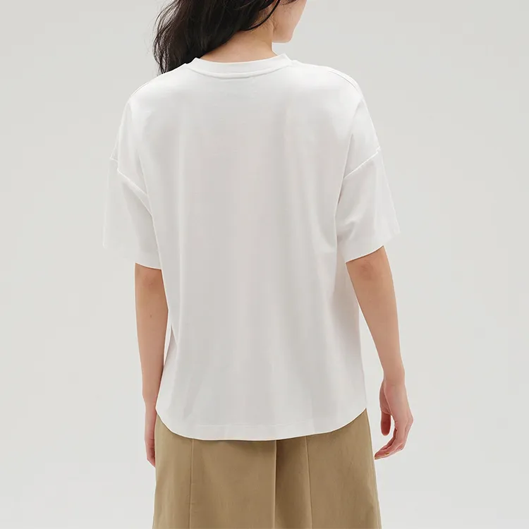 New Balance URAVI T Shirt Women's Sea Salt White-3