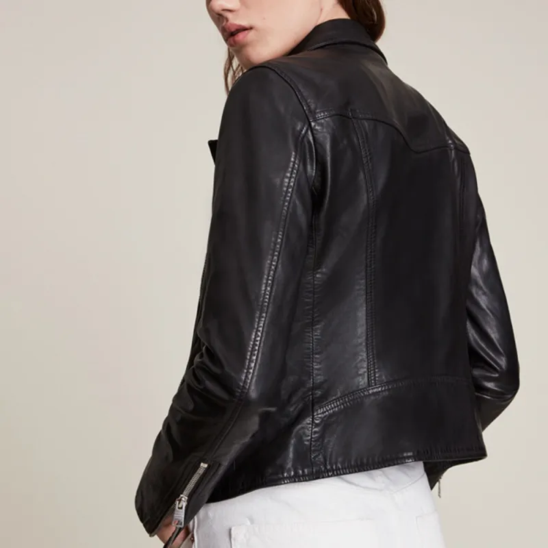 ALLSAINTS Leather Jackets Women's Black Black-3