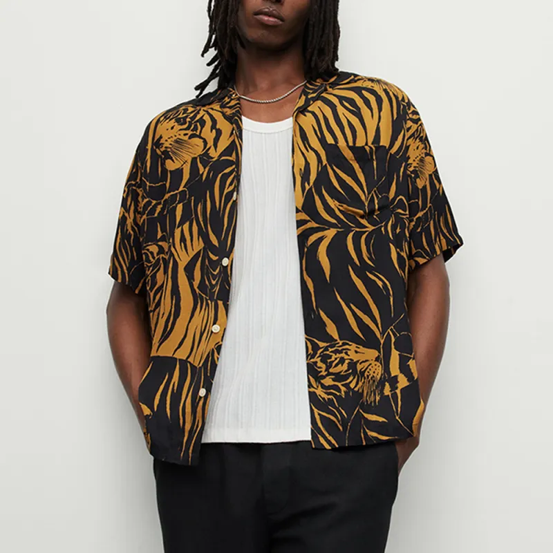 ALLSAINTS Shirts Men Shell Umber-2