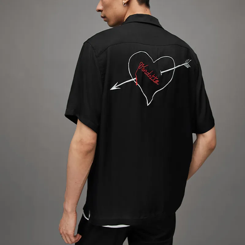 ALLSAINTS Shirts Men Black-3