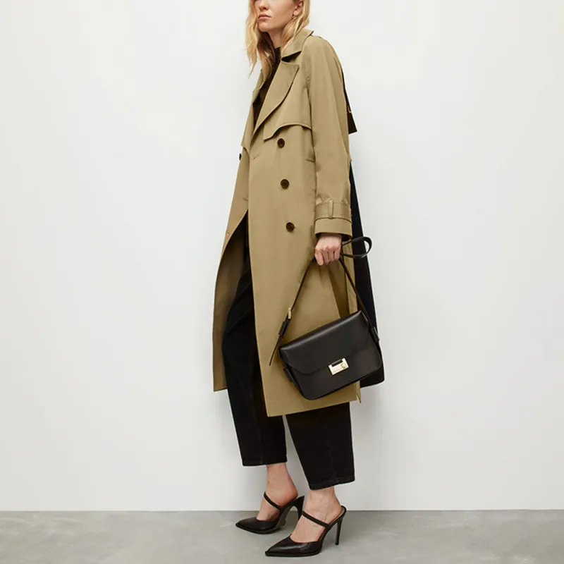 ALLSAINTS Trench Coats Women's Camel-3