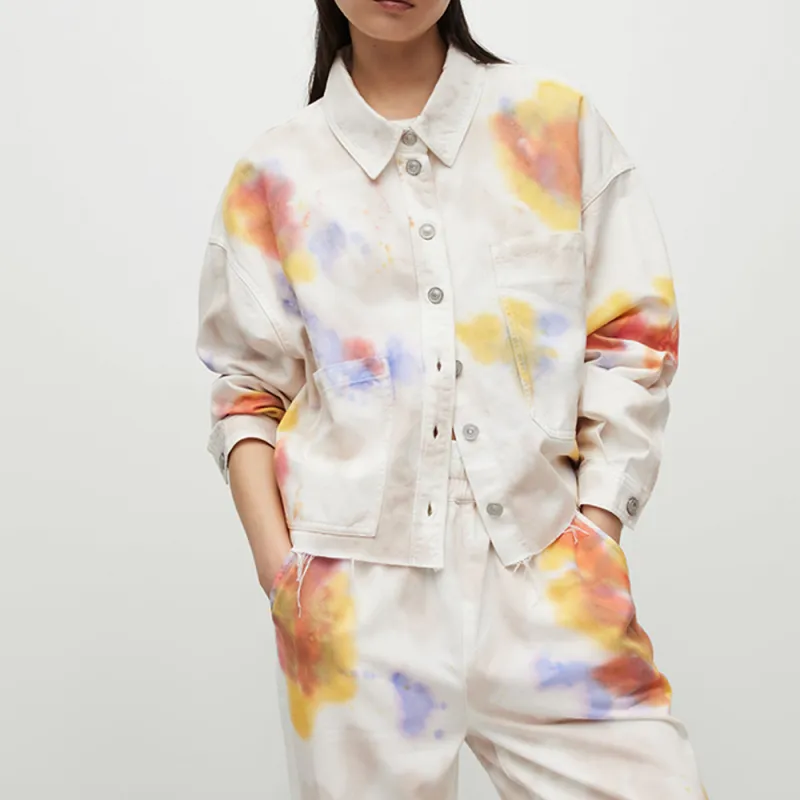 ALLSAINTS Denim Jackets Women's Multicolor-3