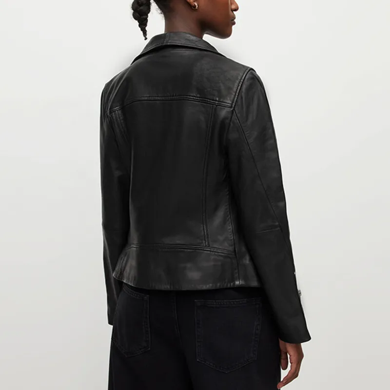 ALLSAINTS Leather Jackets Women's Black-3