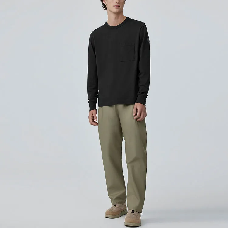 Canada Goose Gladstone Series T Shirts Men Black-2