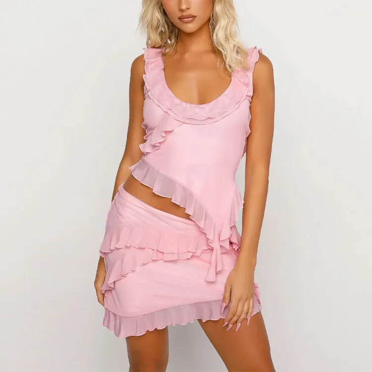 Tiger Mist Tank Tops Women's Pink-3