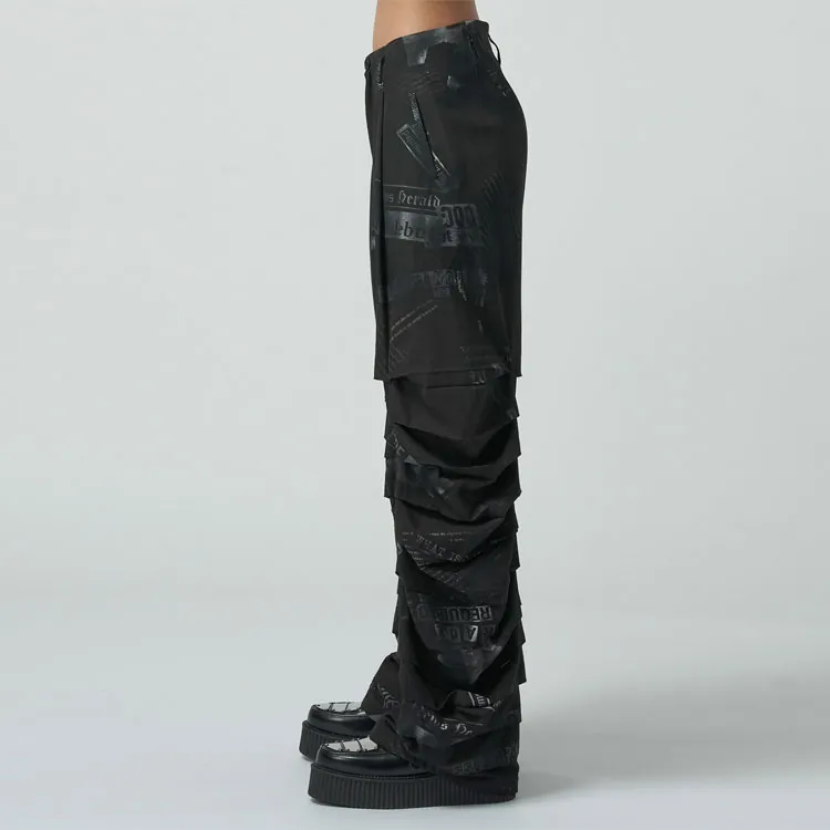 Yohji Yamamoto Casual Pants Women's Black-4