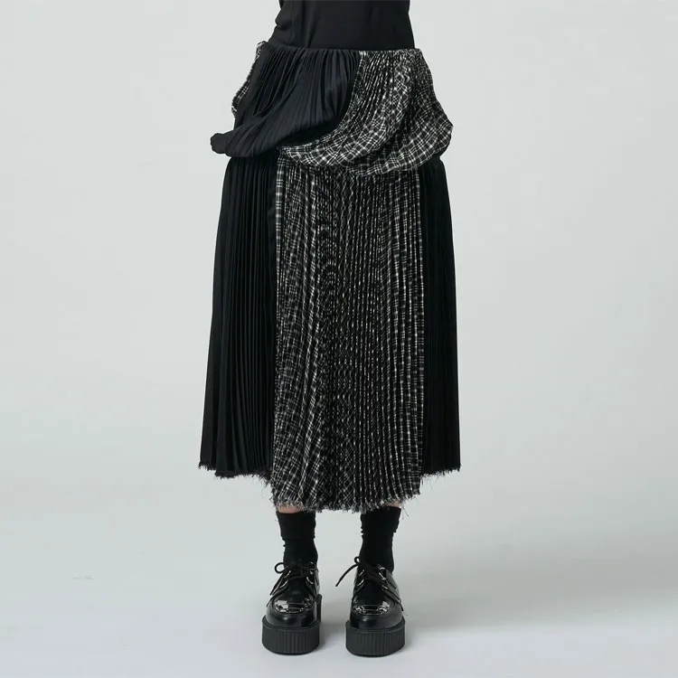Yohji Yamamoto Casual Long Skirts Women's Black-2