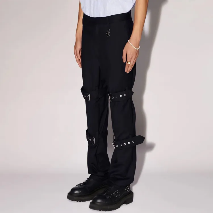 AMBUSH Bondage Belted Trousers-3