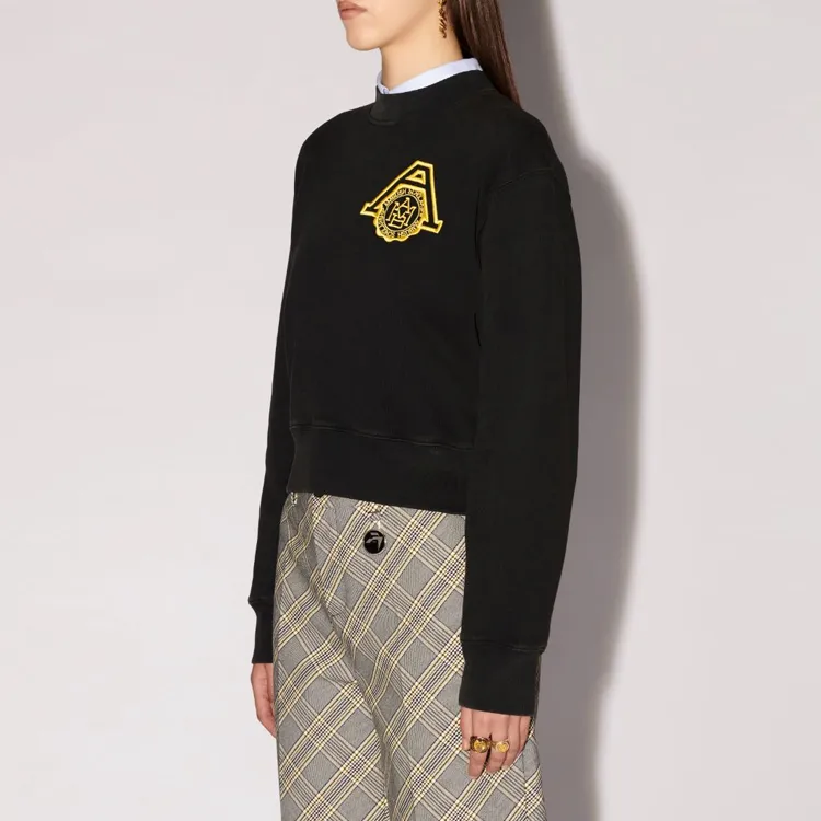 AMBUSH Scholarship Cropped Sweatshirt-3