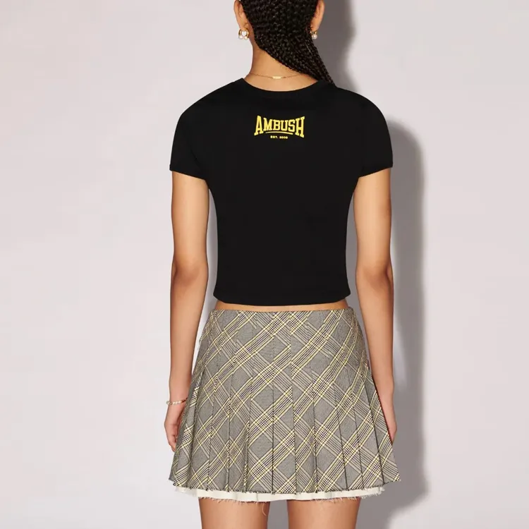 AMBUSH Scholarship Cropped T Shirt-2