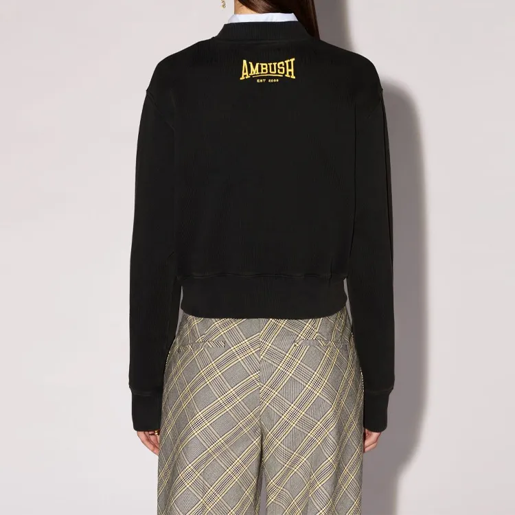 AMBUSH Scholarship Cropped Sweatshirt-2