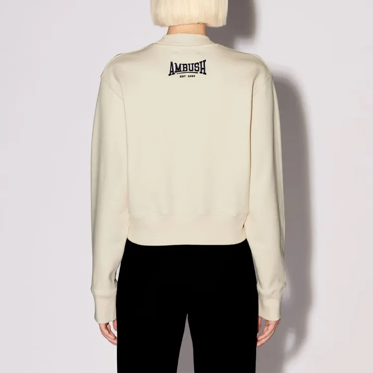 AMBUSH Scholarship Cropped Sweatshirt-2