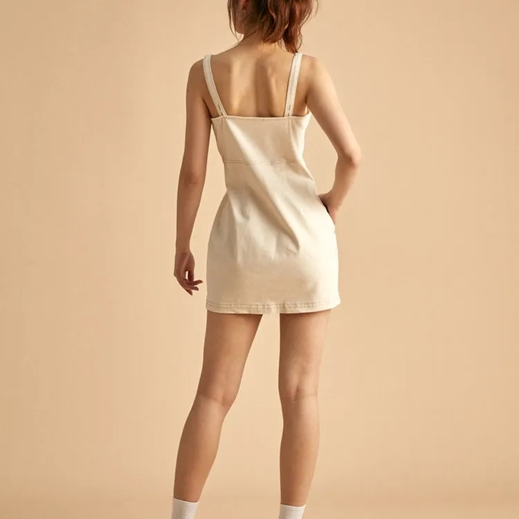 Hollister Slip Dresses Women's Cream-1