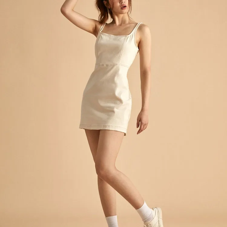 Hollister Slip Dresses Women's Cream-2