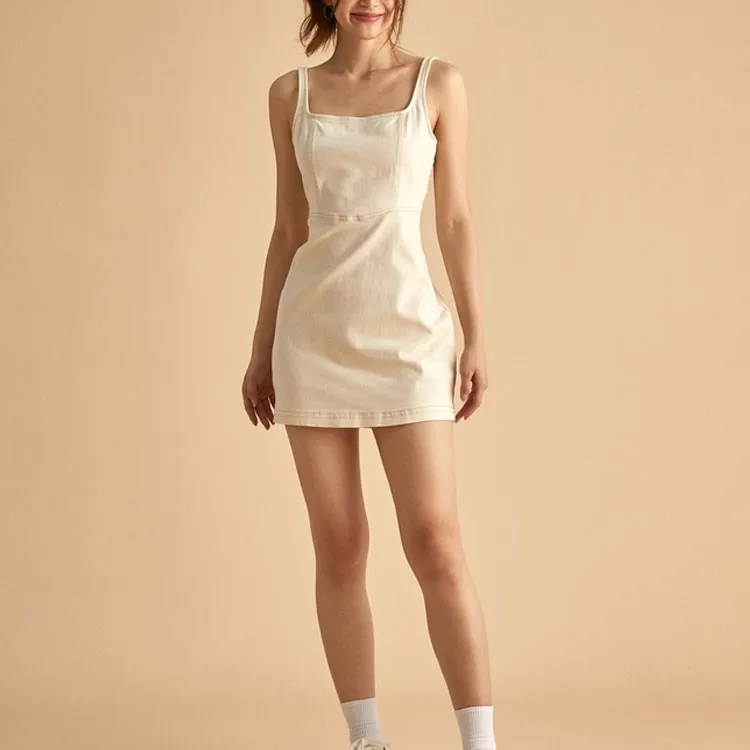 Hollister Slip Dresses Women's Cream-3