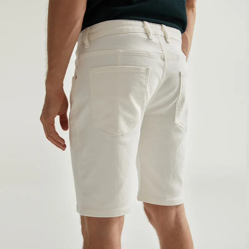 DANIEL HECHTER Denim Shorts Men's White-7