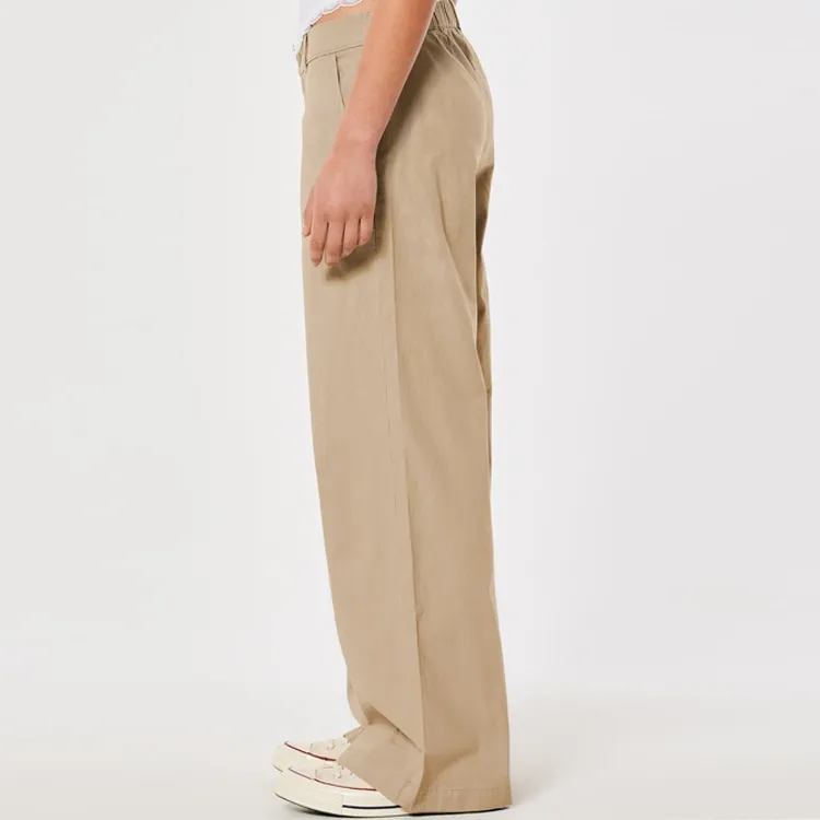 Hollister Casual Pants Women's Khaki-3