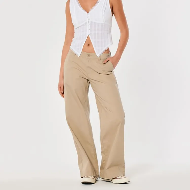 Hollister Casual Pants Women's Khaki-1