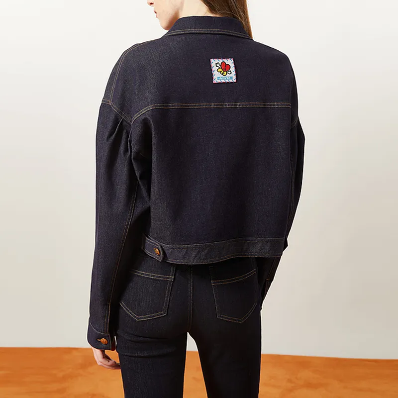 AIVEI Denim Jackets Women's Dark Blue/3300-2