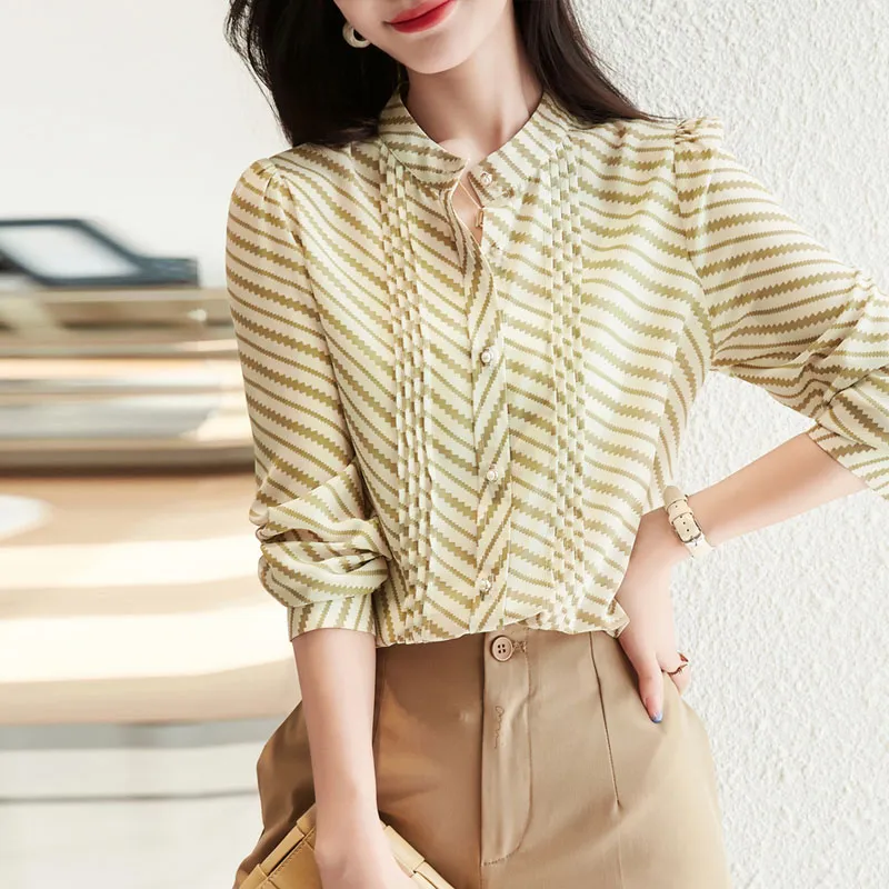 【dme】 Shirt Women's Mustard Yellow-2