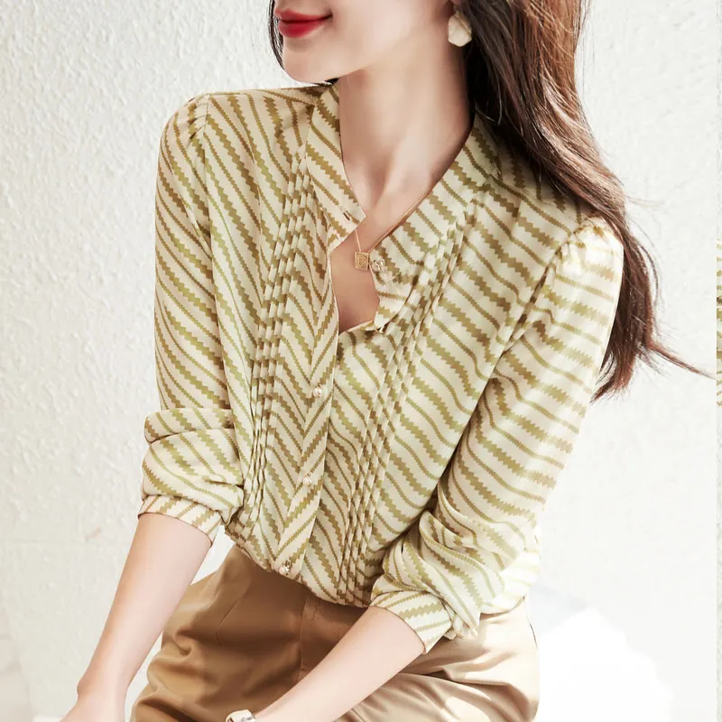 【dme】 Shirt Women's Mustard Yellow-4