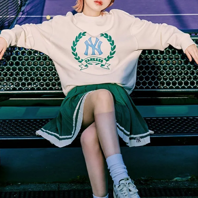 MLB College Style Series Sweatshirts Women's Cream-2