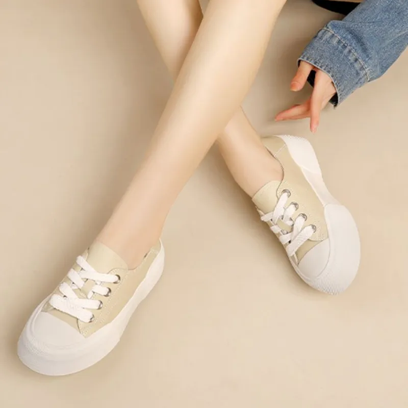 Spider King Low Top Skateboard Shoes 4cm Women's-13