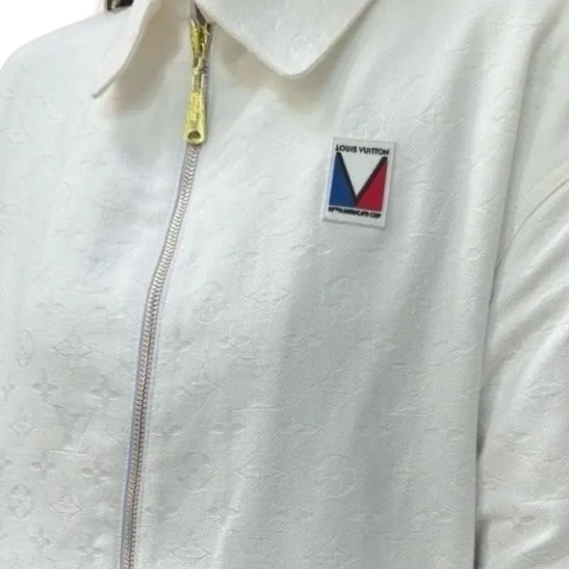 LOUIS VUITTON Lv X Ac Embossed Monogram Bomber Jacket-5