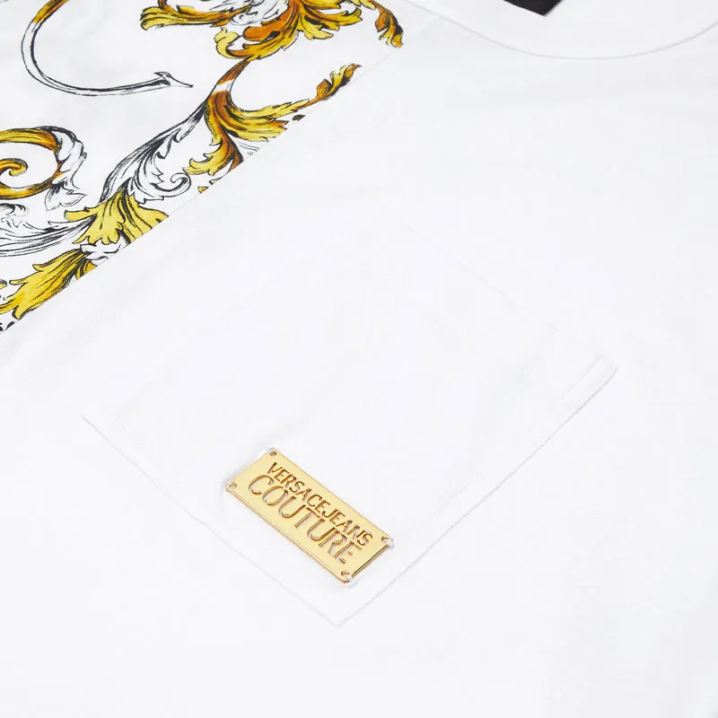 VERSACE Baroque Print Polo Shirt-2