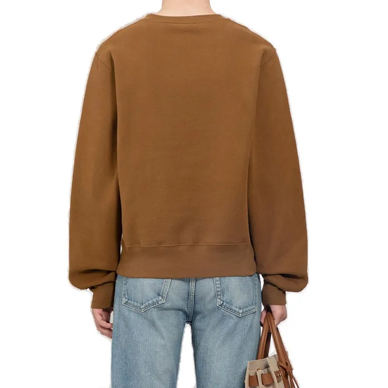 SAINT LAURENT Loose Fit Crewneck Sweatshirt-3