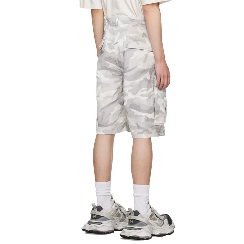 Balenciaga Camouflage Drawstring Cargo Shorts-2
