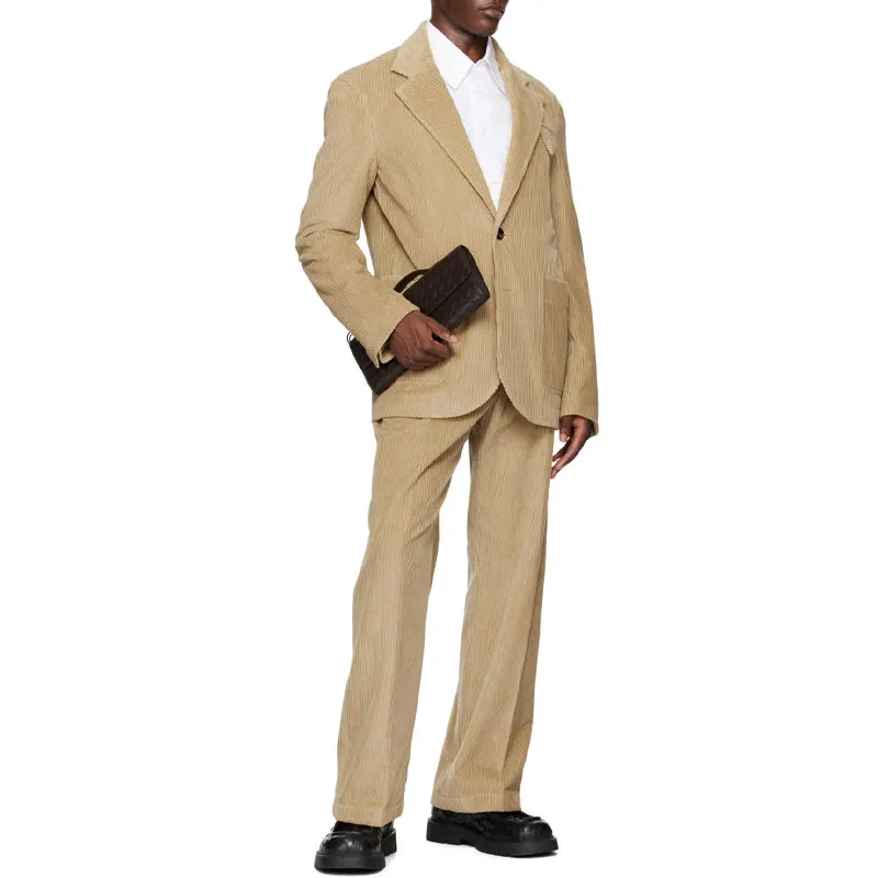 Bottega Veneta Single Breasted Corduroy Jacket-5