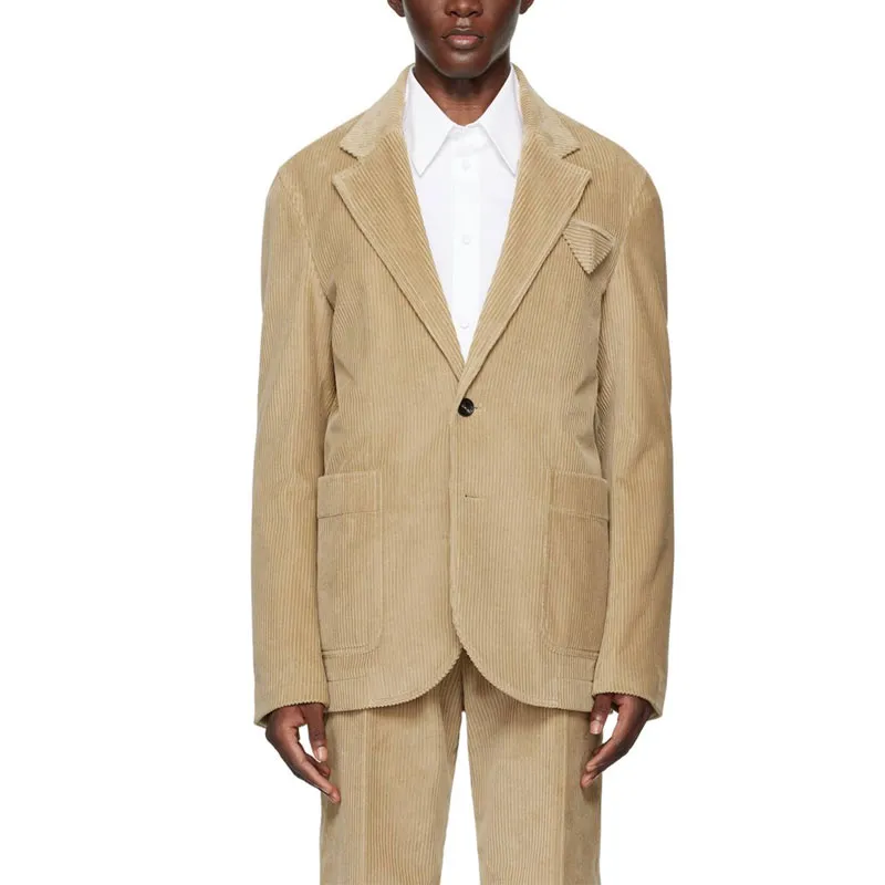 Bottega Veneta Single Breasted Corduroy Jacket-1