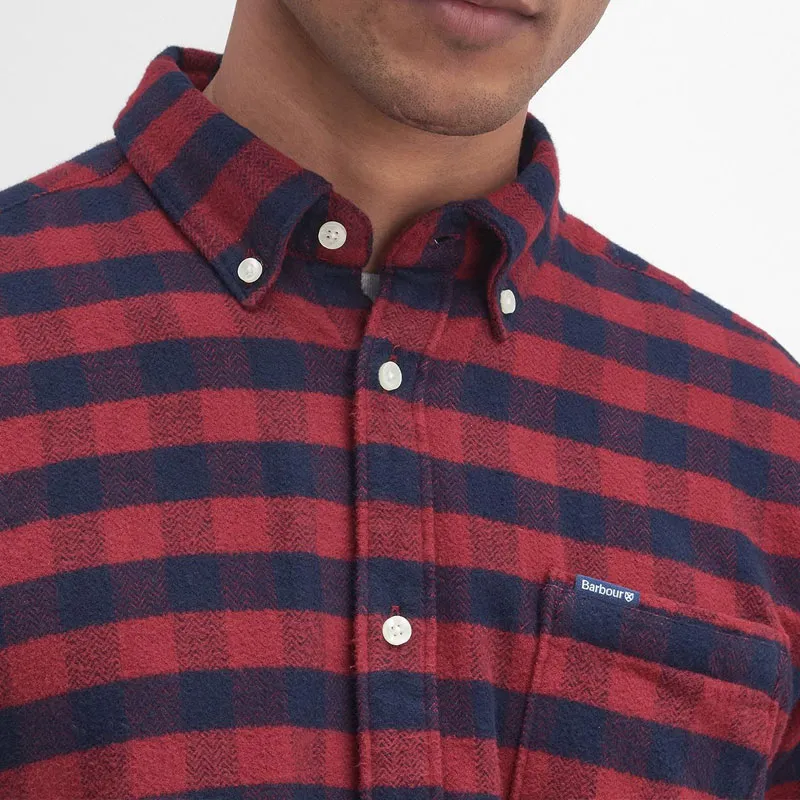 BARBOUR Shirt Men's Classic Red-4