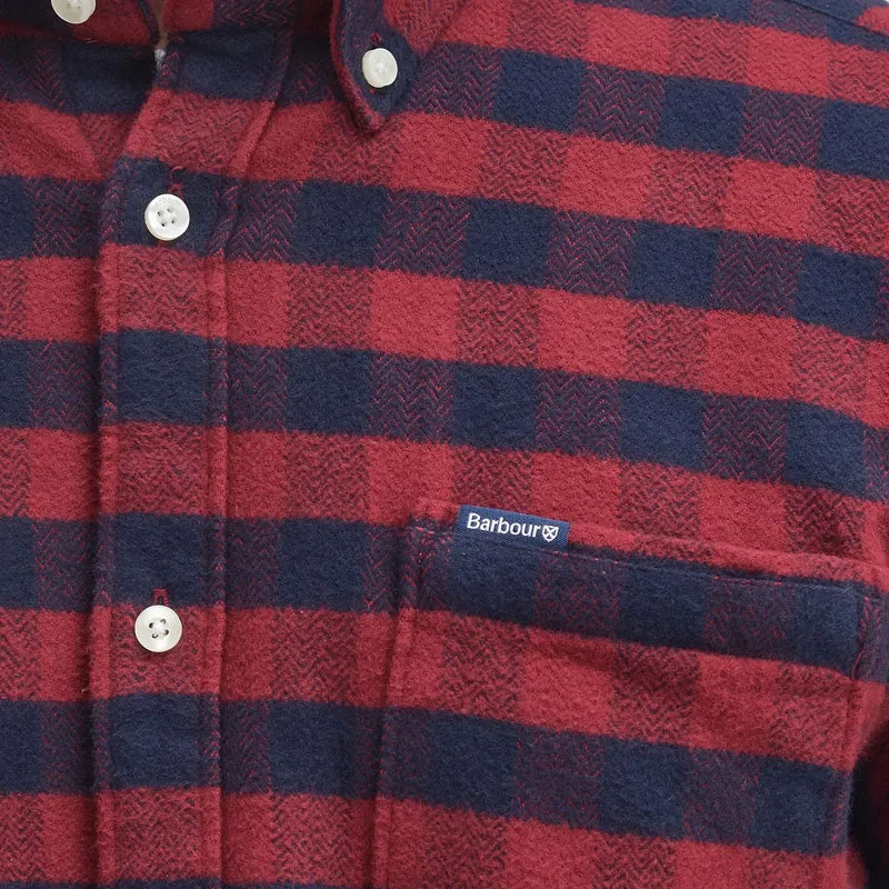 BARBOUR Shirt Men's Classic Red-5